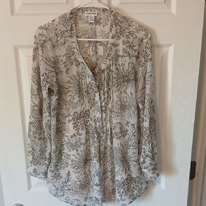 Motherhood Maternity Small Floral Print Women's Top